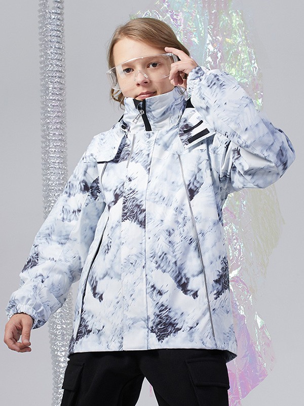 今童王童装2022秋冬季白色派克服