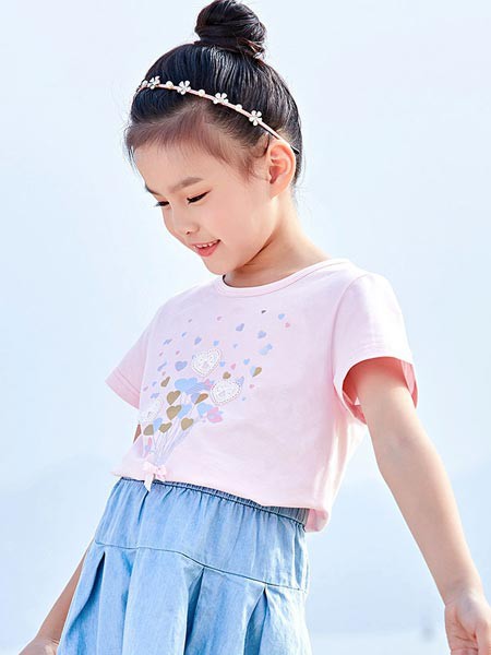 海威迩2023春夏季粉色T恤