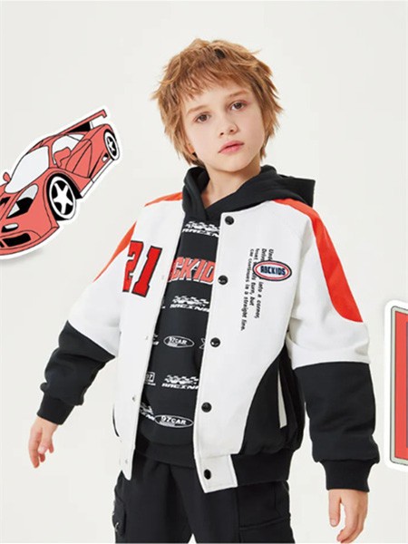 ABCKIDS童装2023春夏季黑色卫衣