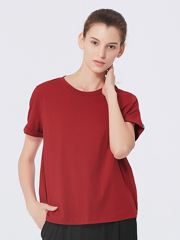 铜牛2022春夏季红色家居服