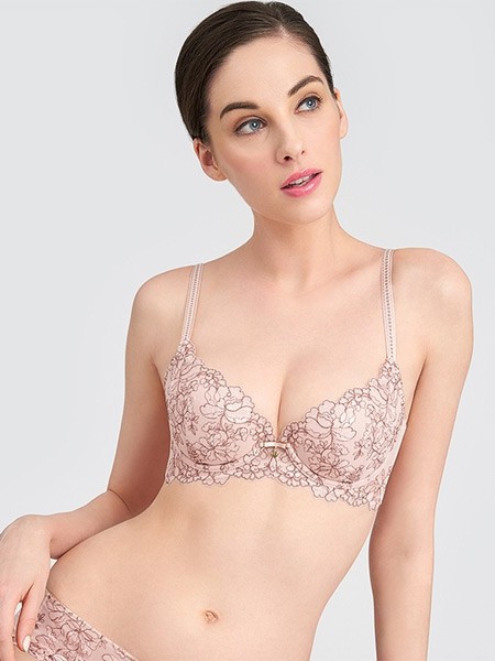 黛安芬 内衣2023春夏季粉色时尚内衣