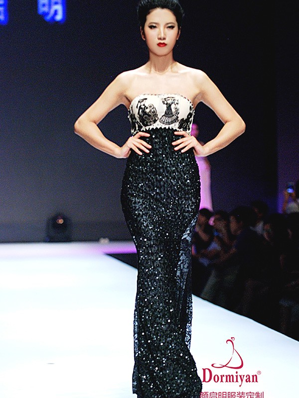 Dormiyan女装2023春夏季黑色礼服