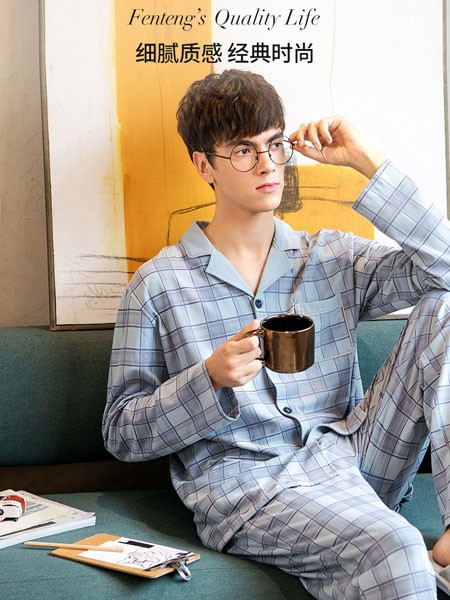 芬腾内衣2023春夏季灰色家居服