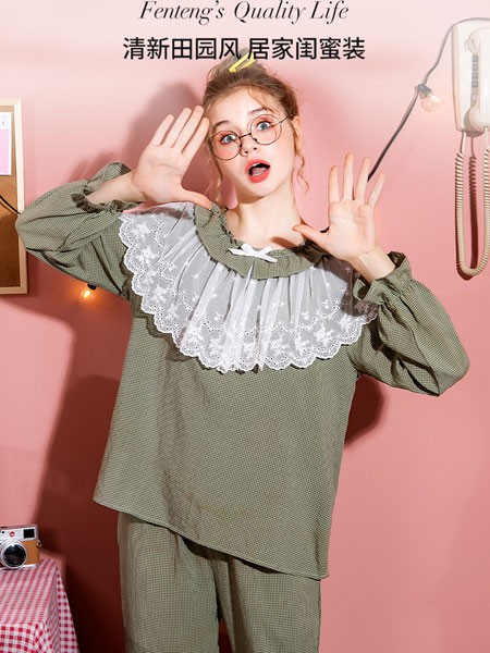 芬腾内衣2023春夏季绿色时尚内衣