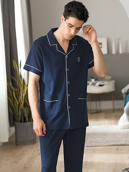 芬腾内衣2023春夏季黑色家居服