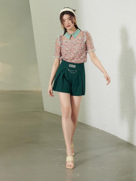 序言2023春夏季绿色短裤