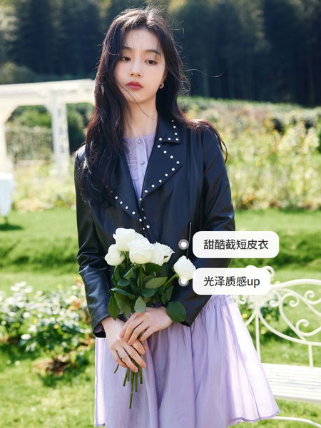 秋水伊人2023春夏季黑色西装