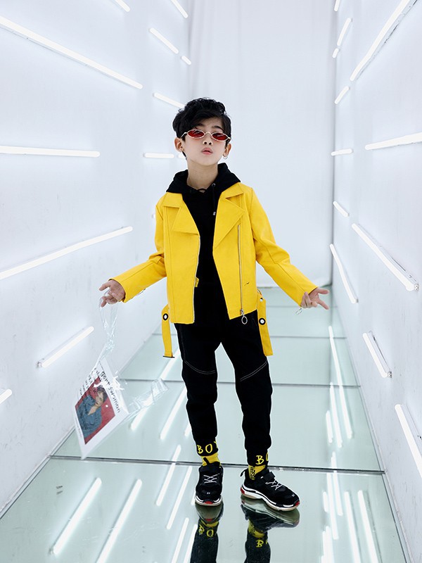 叮当猫童装2022秋冬季黑色长裤