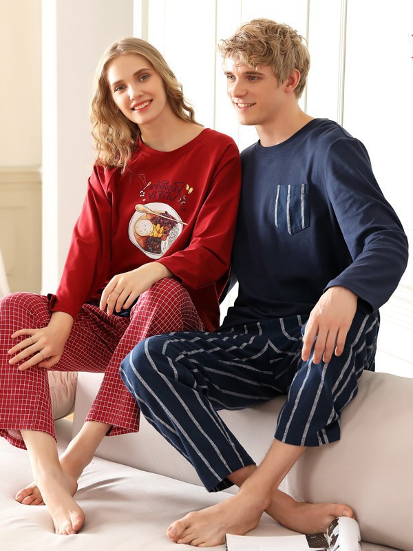 熳洁儿内衣2023春夏季藏蓝色家居服