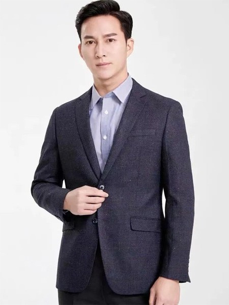 富绅男装2022秋冬季黑色西装