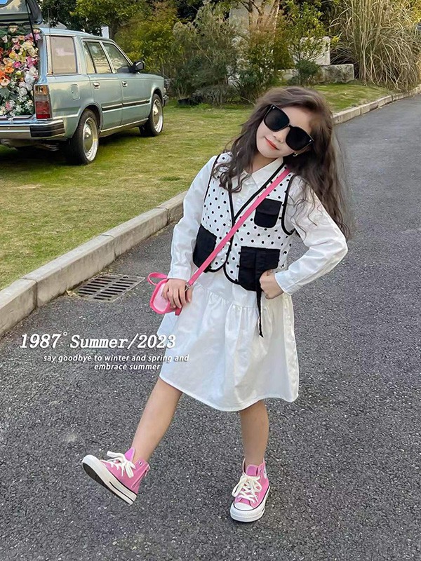 1987°2023春夏季白色连衣裙