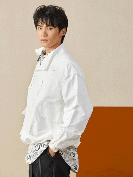 独辫子休闲装2022秋冬季白色衬衫