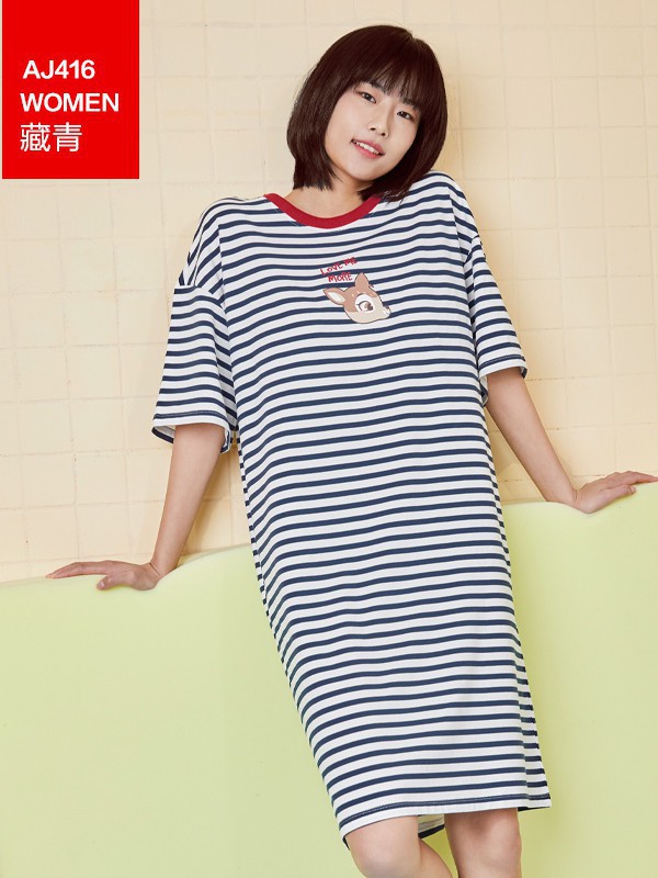 红豆居家内衣2023春夏季白色家居服