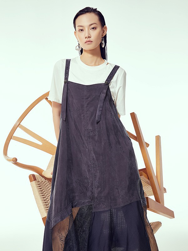 钡禾女装2023春夏季白色T恤