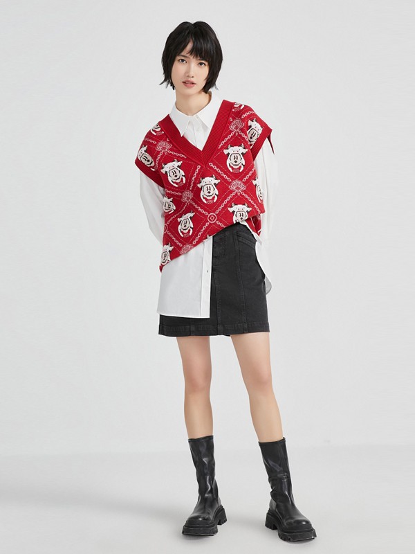 ONLY女装2023春夏季黑色短裤