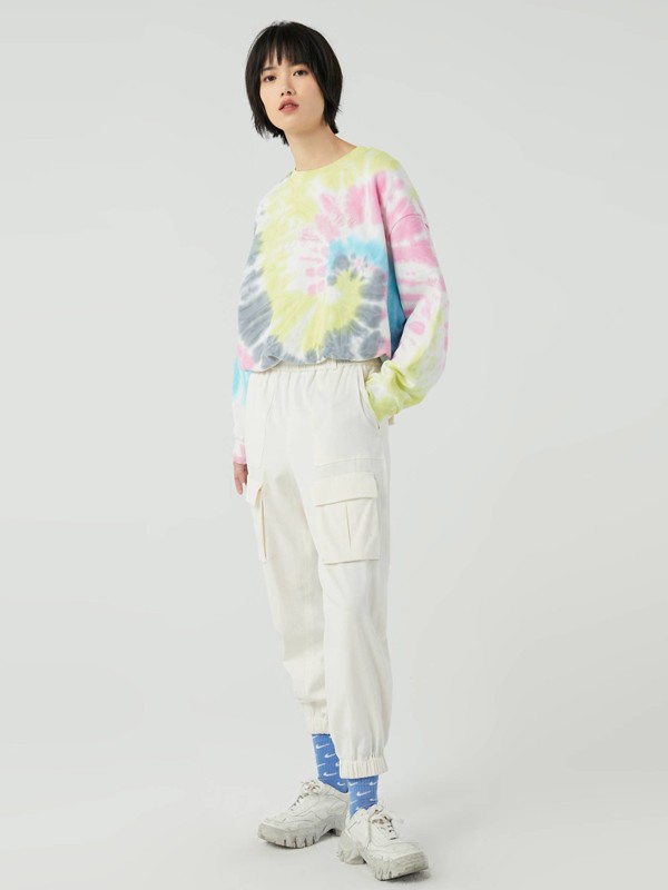 ONLY女装2023春夏季白色长裤