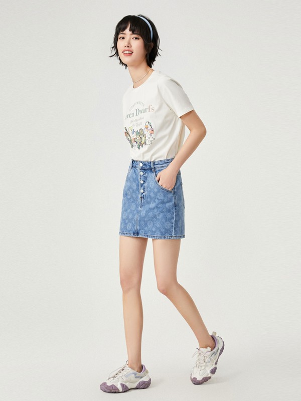 ONLY女装2023春夏季白色T恤