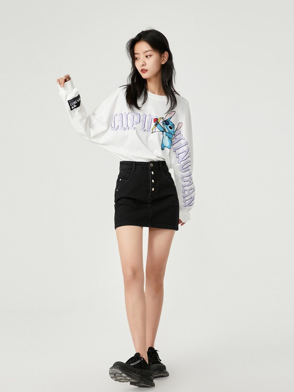 ONLY女装2023春夏季白色T恤