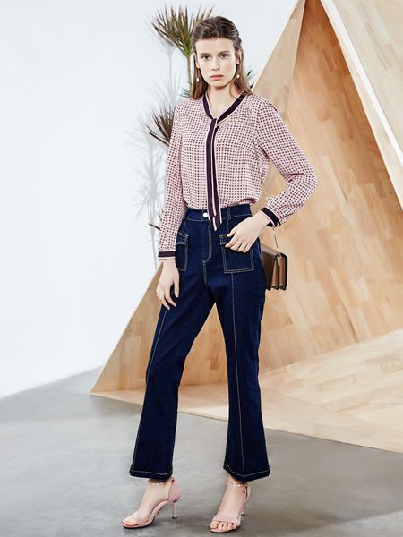 ECA女装2023春夏季黑色长裤