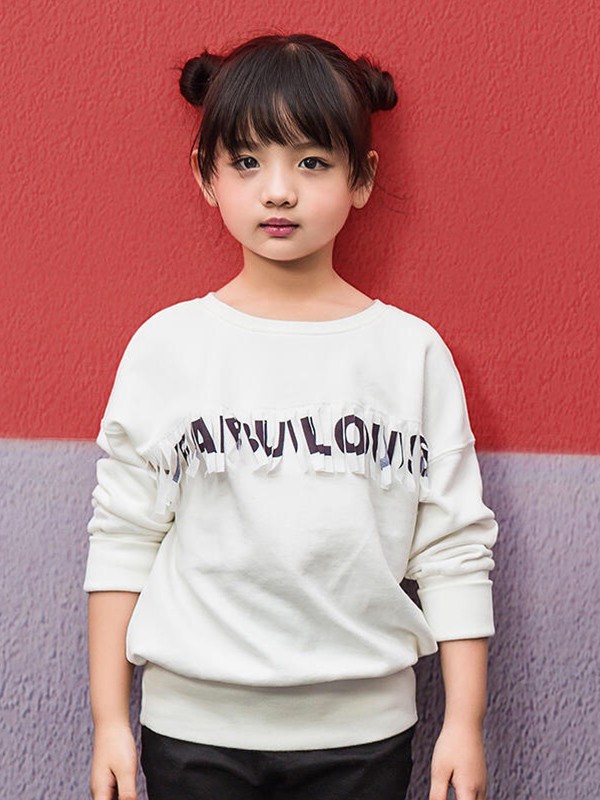 淘帝童装2023春夏季白色T恤