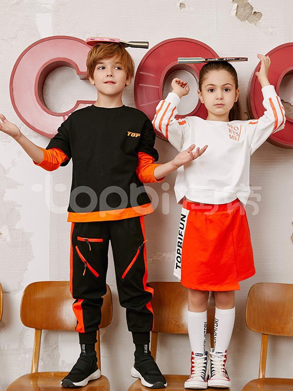 淘帝童装2023春夏季白色T恤