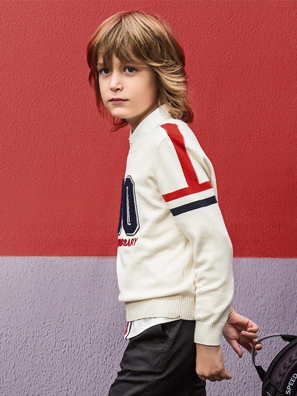 淘帝童装2023春夏季白色T恤