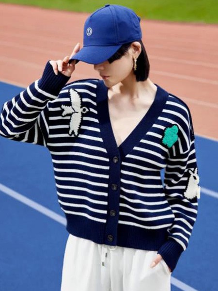 迪赛尼斯女装2023春夏季白色阔腿裤