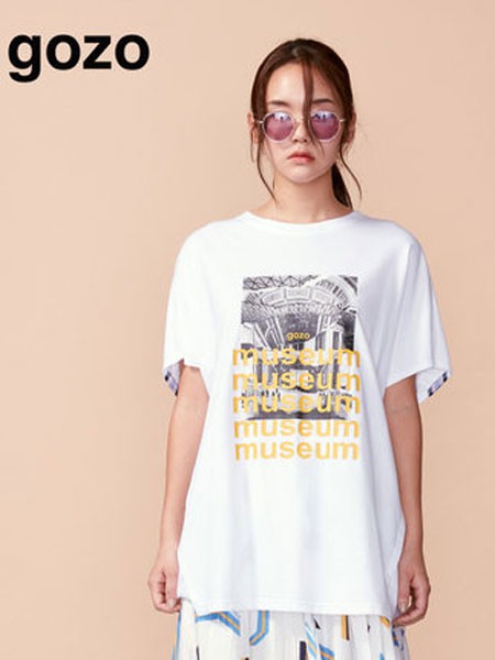 够爱女装2023春夏季白色T恤