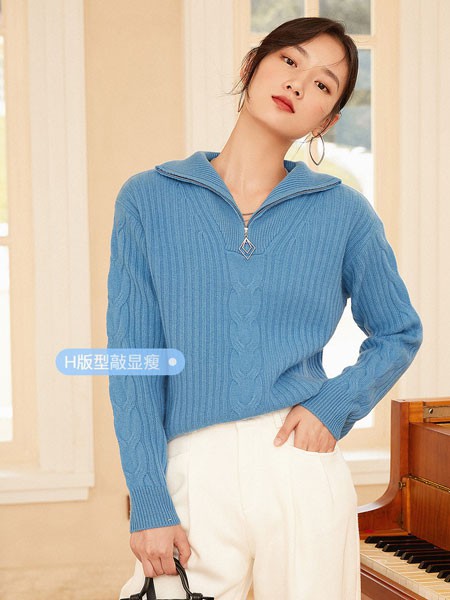 衣香丽影2022秋冬季白色长裤