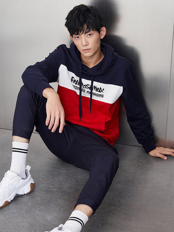 G男装2022秋冬季黑色长裤