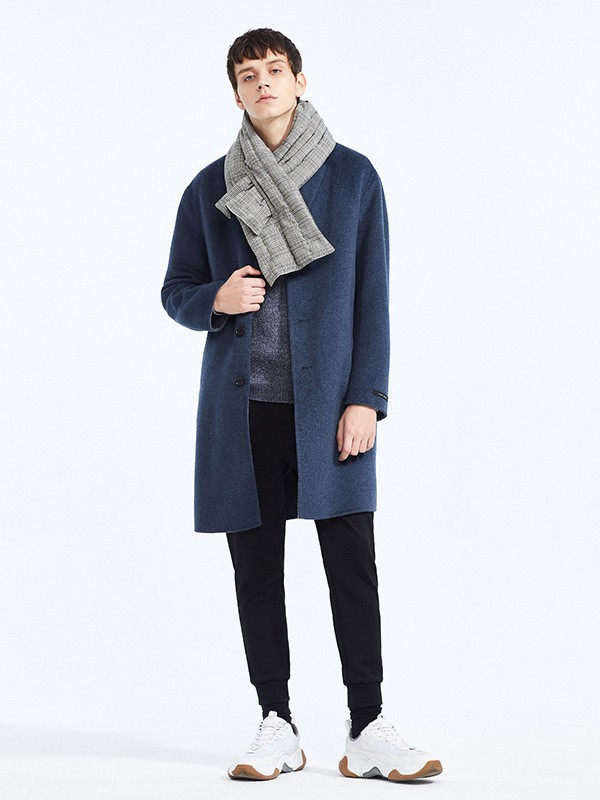 G男装2022春夏季藏蓝色打底衫