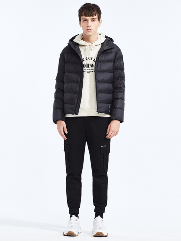 G男装2022秋冬季白色卫衣