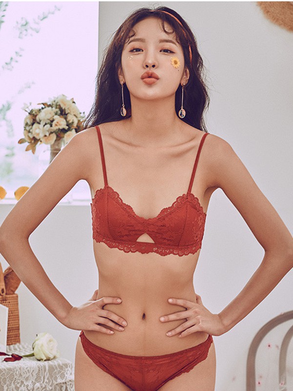 兰缪内衣2023春夏季橙色时尚内衣