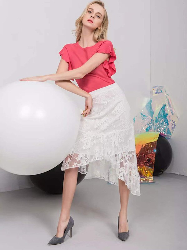 梵妮天汇女装2023春夏季粉色T恤