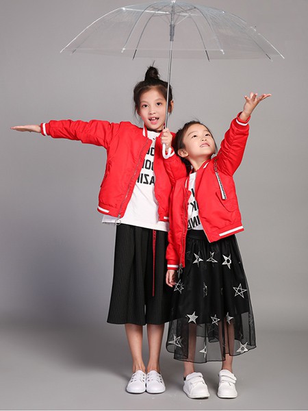 阿杰邦尼童装2022秋冬季黑色长裙