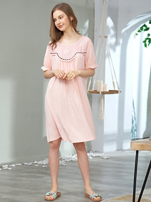 绮瑞内衣2023春夏季粉色家居服