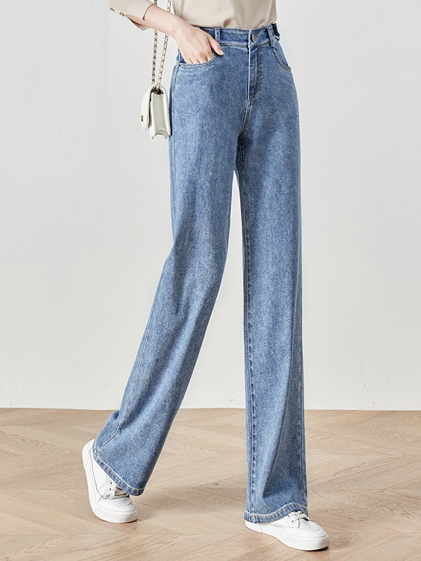 娅丽达女装2023春夏季藏蓝色长裤