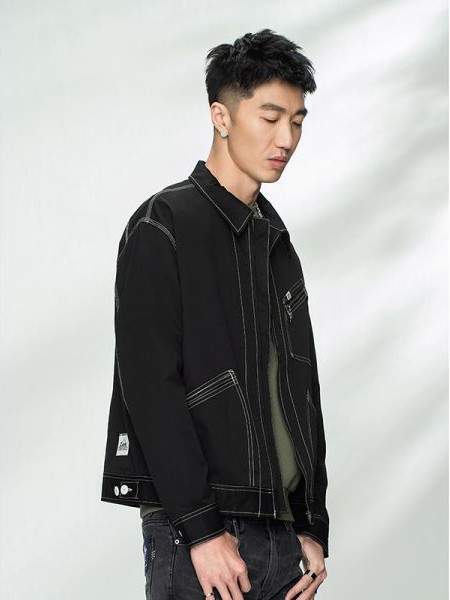 Lee牛仔2023春夏季黑色外套