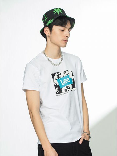 Lee牛仔2023春夏季白色T恤