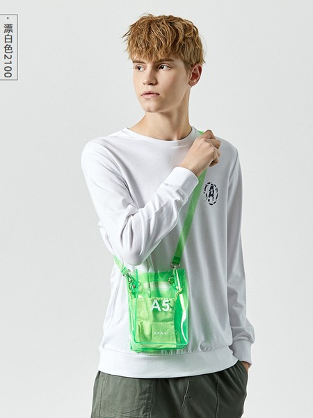 真维斯休闲装2022春夏季白色T恤