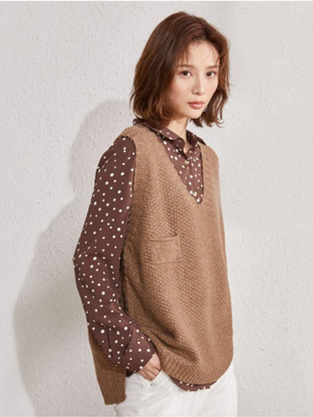 诸氏方圆2022春夏季咖啡色长裙