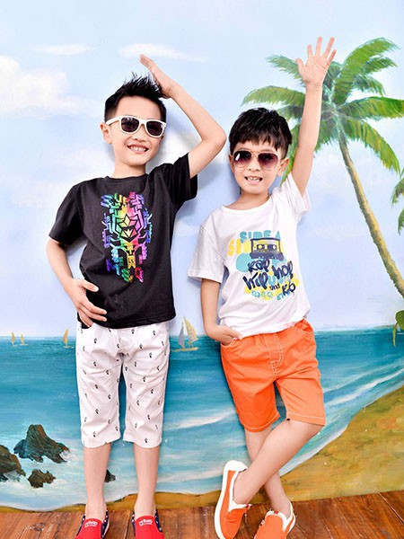 大眼蛙2023春夏季橙色短裤