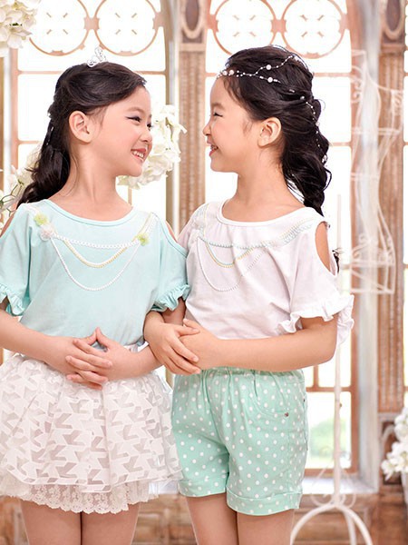 大眼蛙2023春夏季绿色T恤