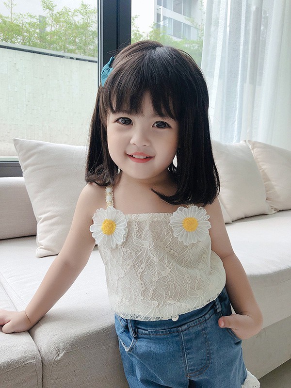 淘衣城堡童装2023春夏季黄色背心