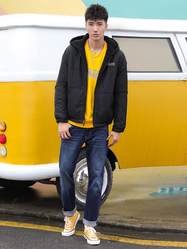 李蕾斯男装2022秋冬季黄色T恤