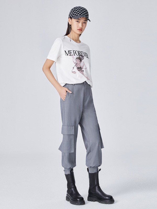 真我永恒2023春夏季白色T恤