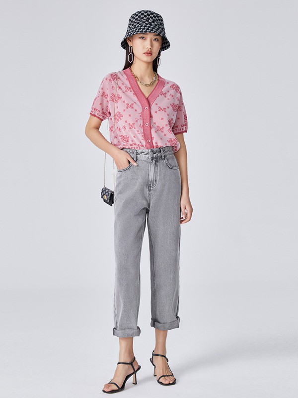 真我永恒2023春夏季黄色长裤