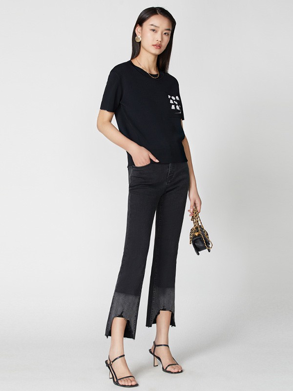 真我永恒2023春夏季黑色T恤