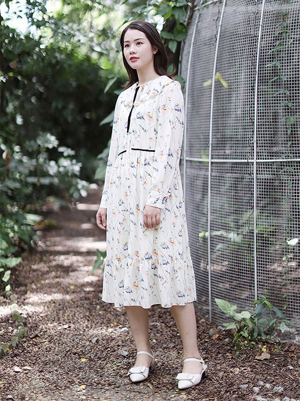 莉佳丽女装2022秋冬季白色半身裙