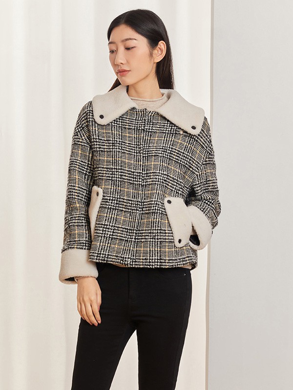 圣可尼女装2022秋冬季黄色西装